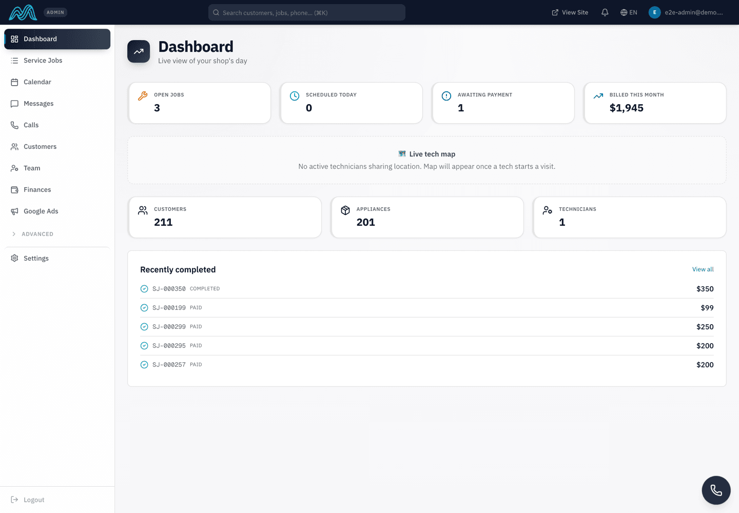 Dashboard