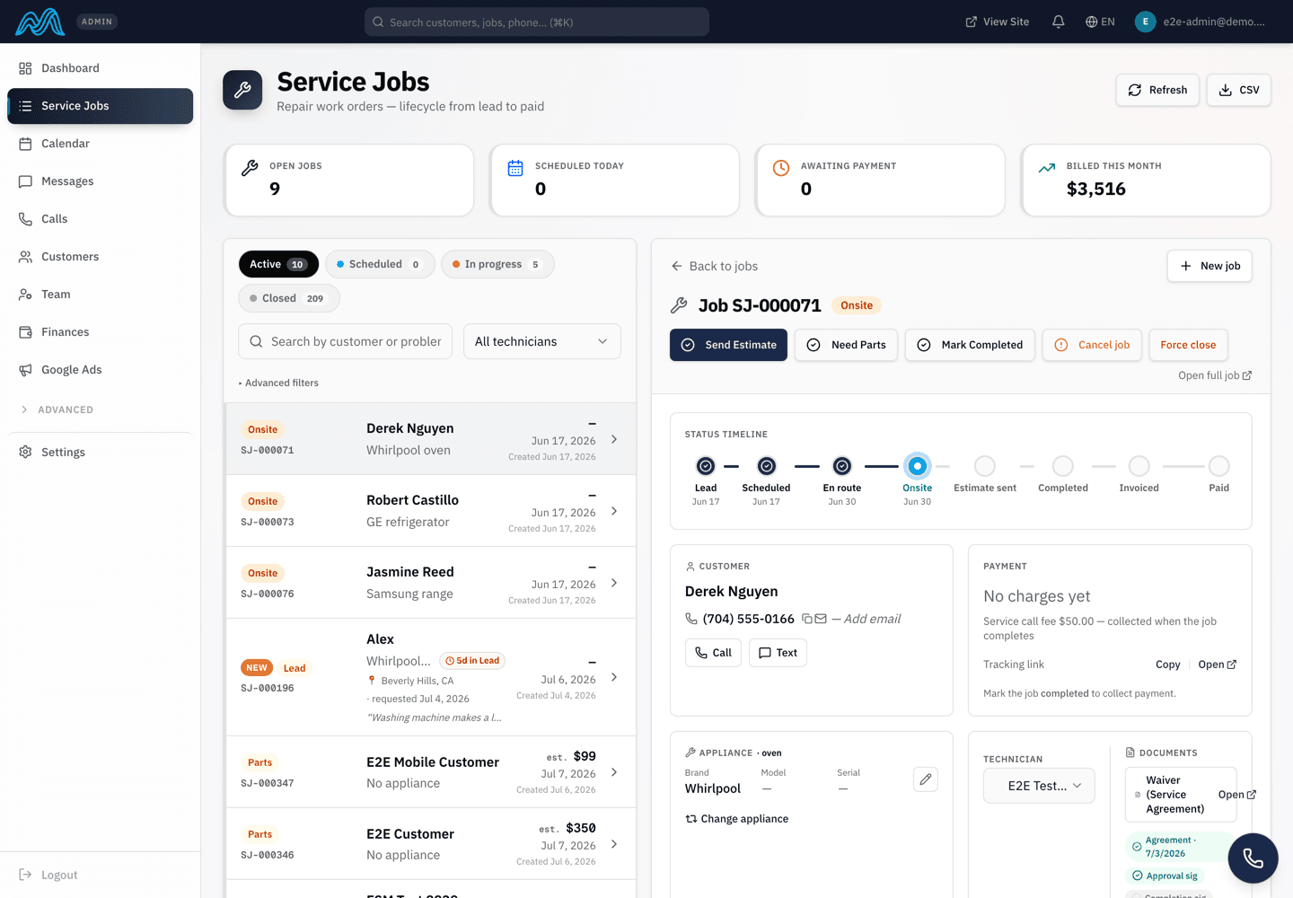 Service Jobs