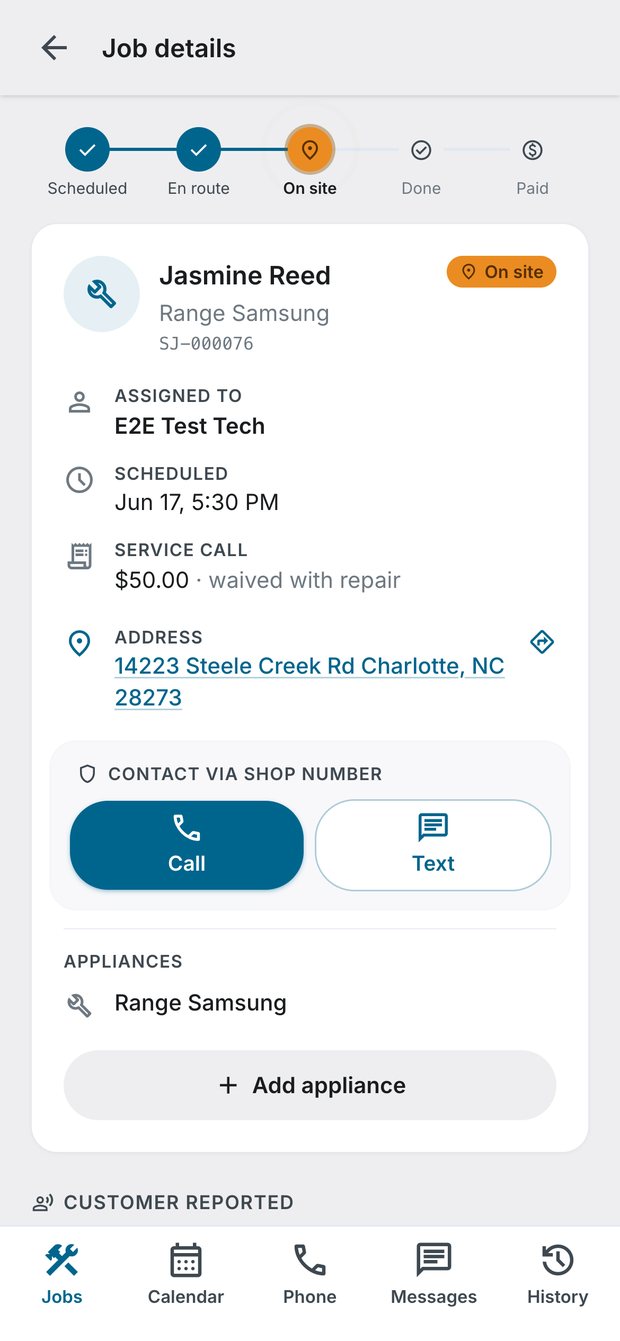 MeraFix technician app
